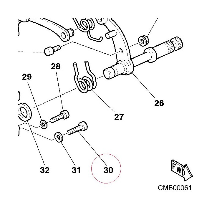 Screw tcei M8X1.25X20 60N102555