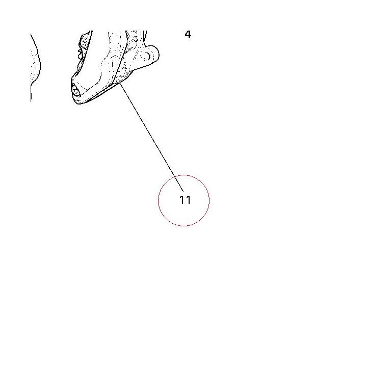 Left front brake caliper 61040341A