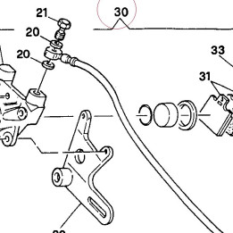 Brake caliper 61140021A