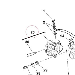 Rear brake caliper 61140251A