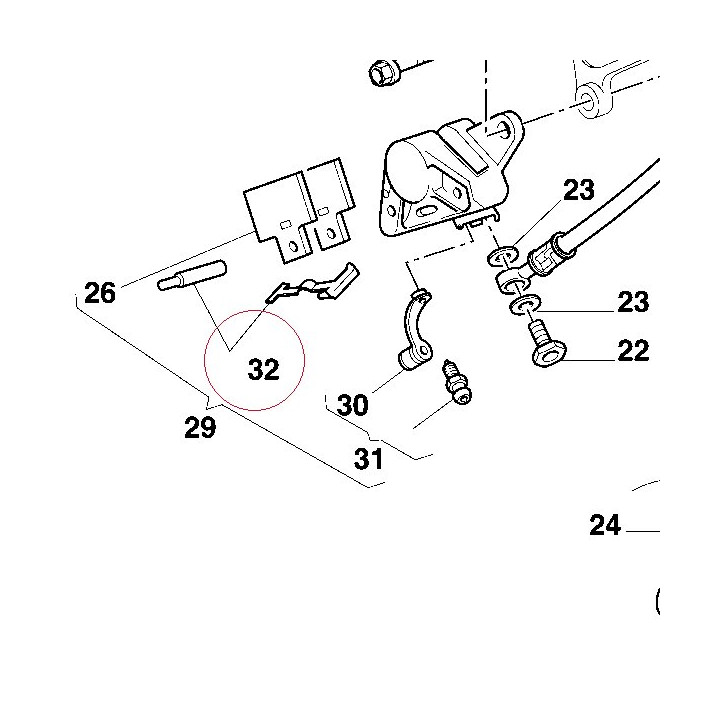 Pad pins overhaul kit 61240131A