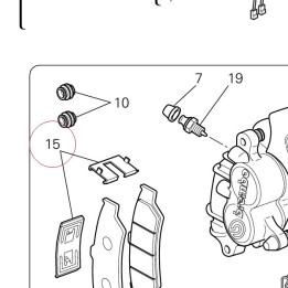 Spring, pad stopper 61240291A