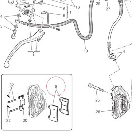 Pads pair 61340931A