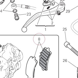 Pads pair 61340961A