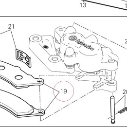 Brake pads set 61341221A