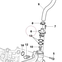 Cover, thermostat 61610072A