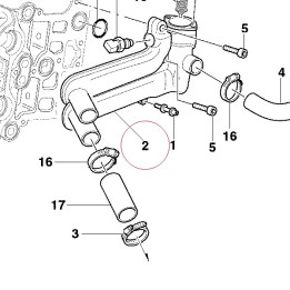 Housing, thermostat 61610092A