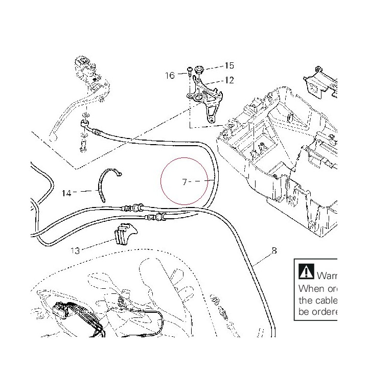 Hose, brake 61810221A