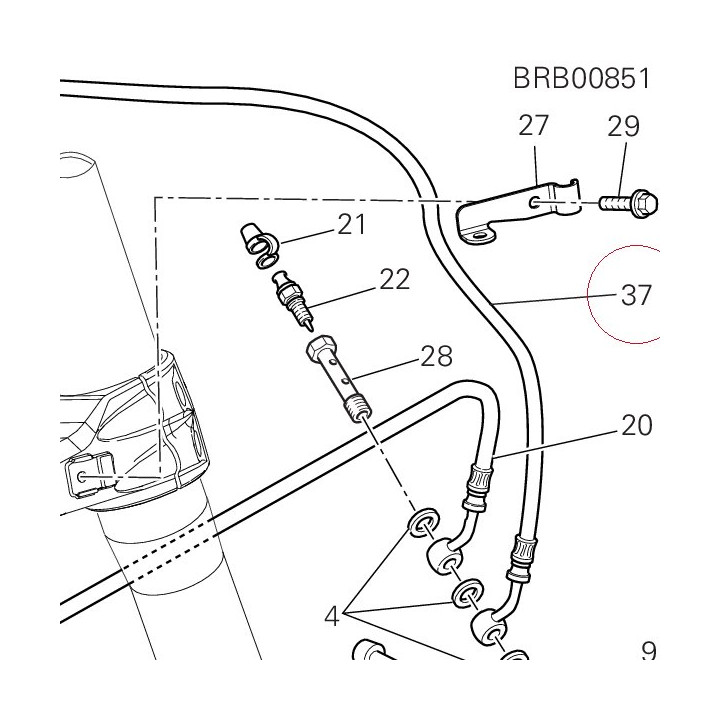 Hose 61810301B