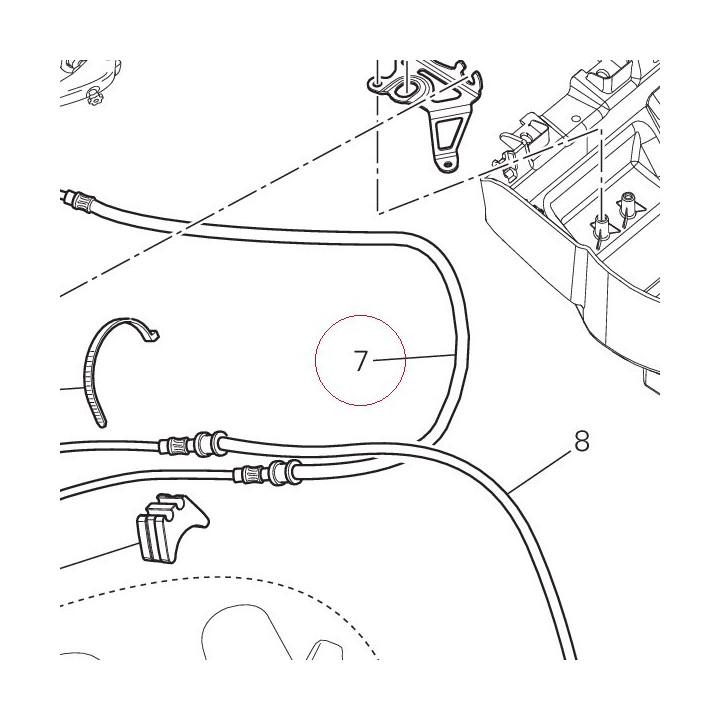 Front master cylinder - CPU line 61810371A