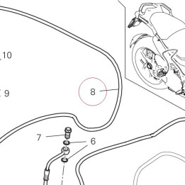 Front master cylinder - CPU line 61810611A
