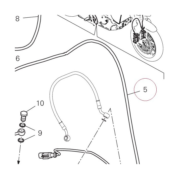CPU - front calipers line 61810621A