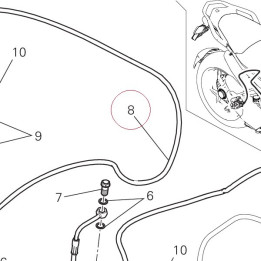 Front master cylinder - CPU line 61810732A