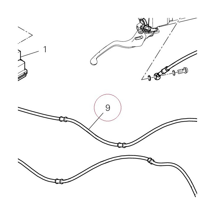 Front master cylinder - CPU line 61811152B