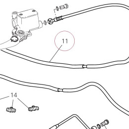 Front master cylinder - CPU line 61811221A