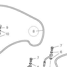 Front master cylinder - CPU line 61811531A