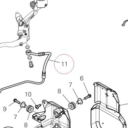Front master cylinder - CPU line 61811651A