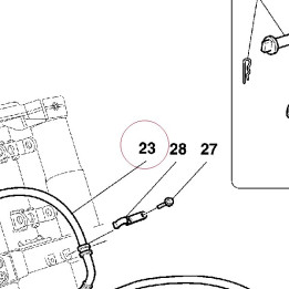 Front brake hose 61840321D