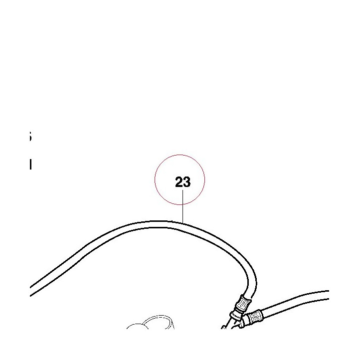 Front brake hose 61840362A