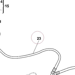 Front brake hose 61840362B