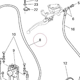 Cpu-rear caliper line 61840511A