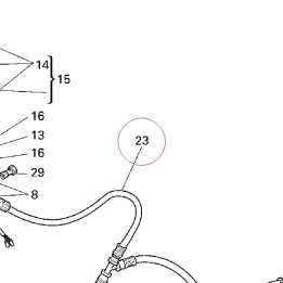 Front brake hose 61840661A