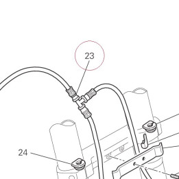 Front brake hose 61840671A