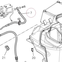 Front master cylinder - CPU line 61841062A