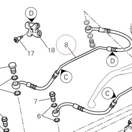 Front master cylinder - CPU line 61841141C