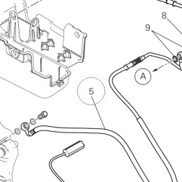 Cpu-rear caliper line 61910681E