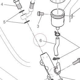 Hose, oil 61910691A