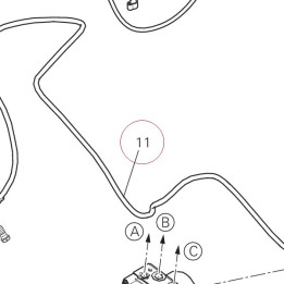 Cpu-rear caliper line 61910771A