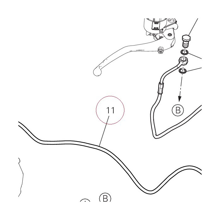 Cpu-rear caliper line 61910781C