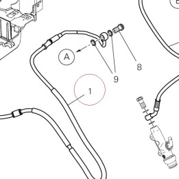 Cpu-rear caliper line 61911081A