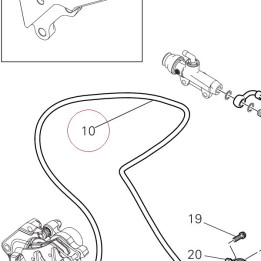 Cpu-rear caliper line 61911341A
