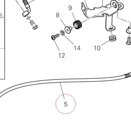 Cpu-rear caliper line 61911381A