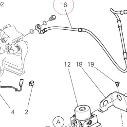 Cpu-rear caliper line 61911481A
