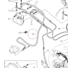 Cpu-rear caliper line 61911891A