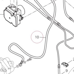 Cpu-rear caliper line 61911911A