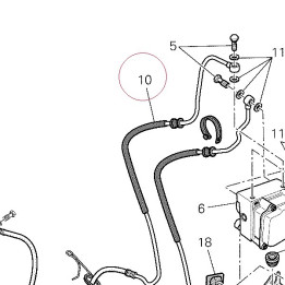 Cpu-rear caliper line 61940461A