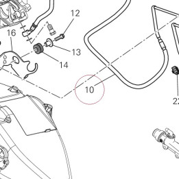 Cpu-rear caliper line 61940561A