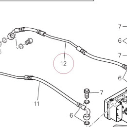 Rear master cylinder-cpu line 61940661A