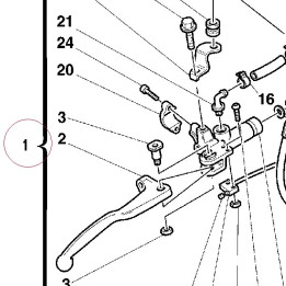 Front brake pump 62440121B