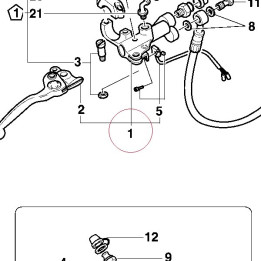 Front brake pump 62440161A