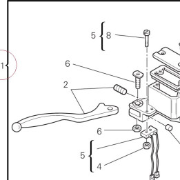 Front brake pump 62440291A