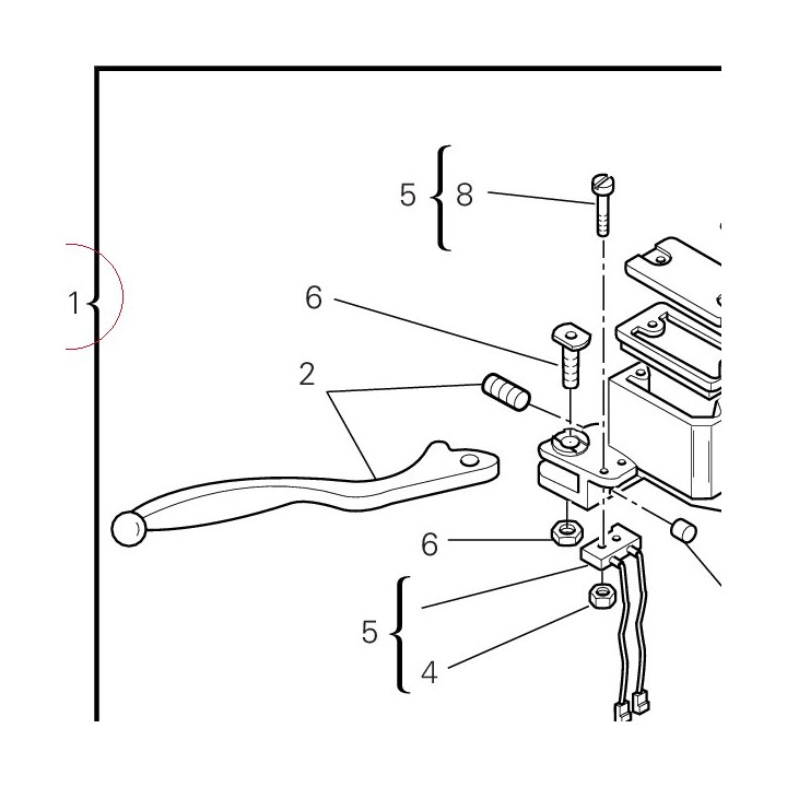 Front brake pump 62440372A