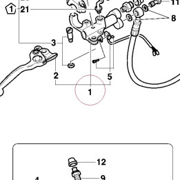 Front brake pump 62440411A