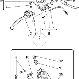 Front brake pump 62440431A