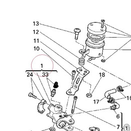 Front brake pump 62440461A