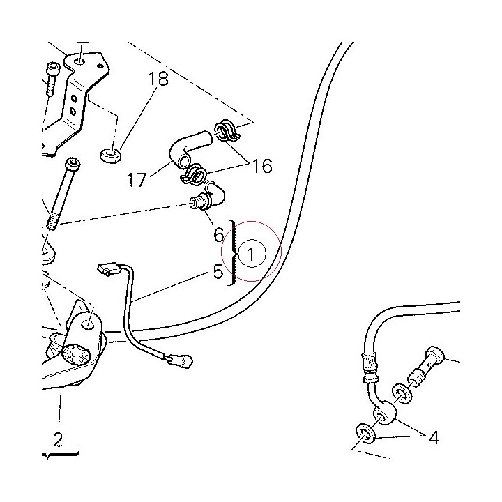 Front brake pump 62440511A